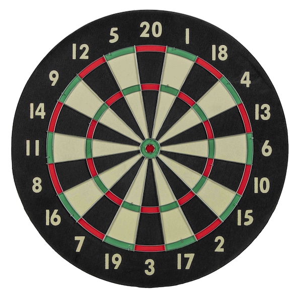 Accudart 2-in-1 Starlite Recreational Dartboard Game Set DA4001W-1 - main